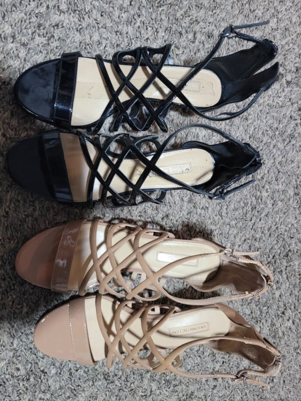 2 Pairs Antonio Melanie Sanddie Sandals